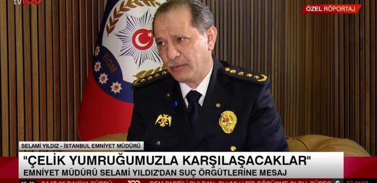 İstanbul Emniyet Müdürü Selami Yıldız’dan suçla mücadele mesajı