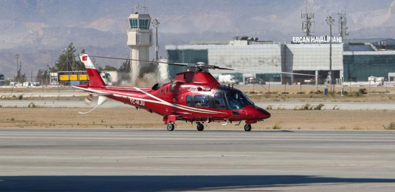 Türkiye-KKTC arasında ilk hava taksi seferi